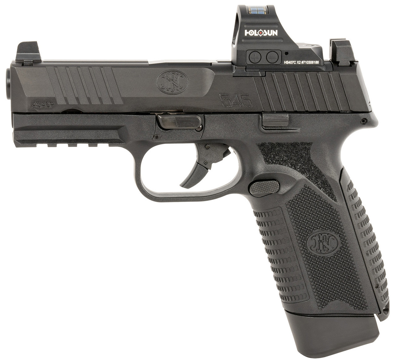 FN 545 MRD NMS BLK FLAT NDS HOLOSUN 407C 15RD - Sale